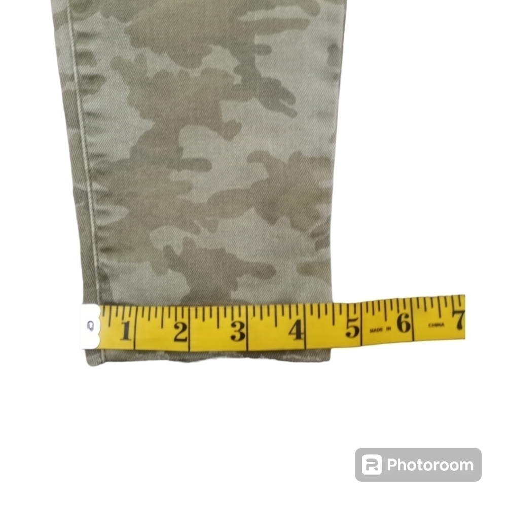 Zara Basic Denim Dept. Distressed Camo Skinny Jeans Size 8 - Picture 11 of 13